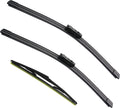 3 Factory Wiper Blade Replacement for Lexus NX200t 2015-2017 NX300 2018-2021 NX300h 2015-2021 Original Equipment