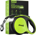 Retractable Dog Leash with Flashlight, 26ft Heavy Duty Retractable Pet Leash with Light, One-Button Control