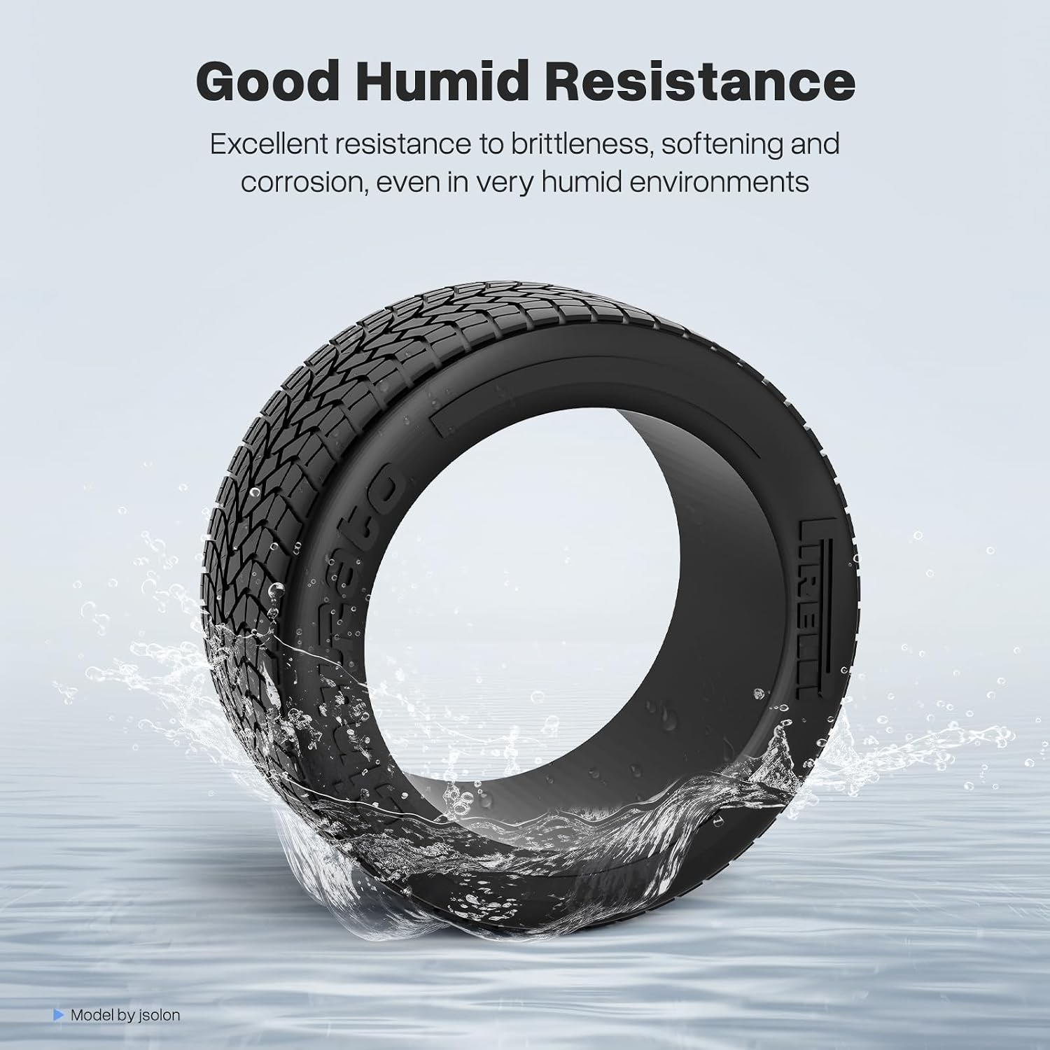 ELEGOO Tough Resin, 3D Printer Resin for DLP LCD 3D Printers Black 1000g | with High Impact Resistance and High