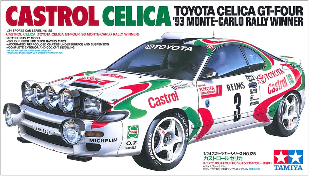 24125 Castrol Celica 1:24 Car Model Kit