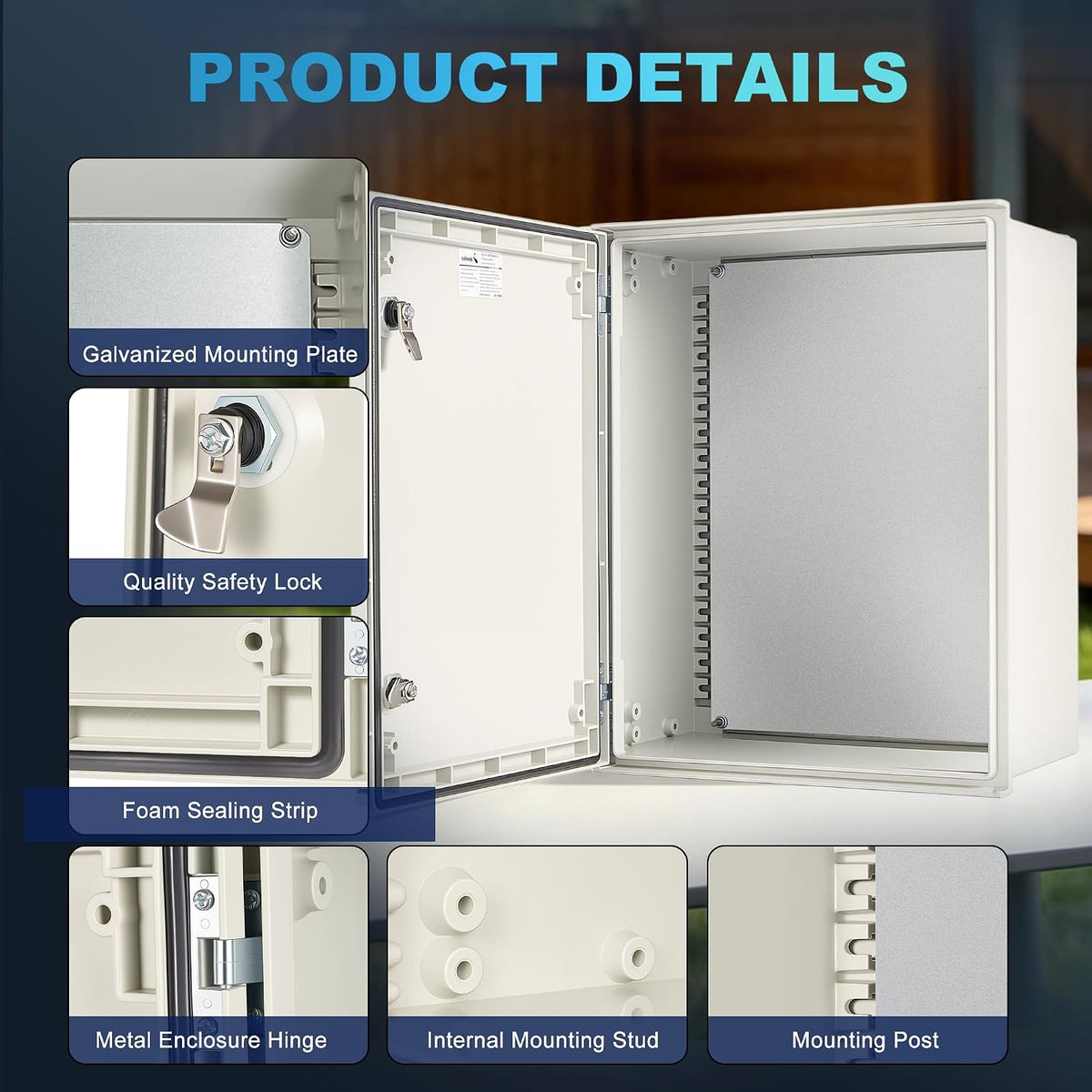 20×16×8 Inch NEMA 4X Electrical Enclosure