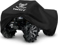 ATV Cover Waterproof 4 Wheeler Cover, Fits up to 57", Black | Outdoor Heavy Duty Oxford Quad Cover with Windproof Buckle
