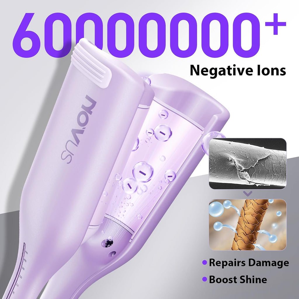 Waver Hair Tool NOVUSPRO Hair Crimper,Wave Curling Iron for All Hair Types,Ionic Waver Crimper Easy to use &