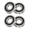 XIKE 4 Pcs Bearings 1"x2"x9/16, Compatible with 1641-2RS.