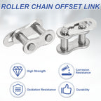 DTGN 5Pcs ANSI #35 Roller Chain Connect Link, 8mm Pitch