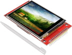2pcs 2.8" SPI TFT LCD Display Touch Panel ILI9341 240x320 TFT LCD Touch Screen Shield 5V/3.3V STM32 Display Module SPI Serial with Touch Pen