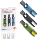 3 in 1 Cup Lid Gap Cleaning Brush Set, Multifunctional Insulation Bottle Cleaning Tools, Mutipurpose Tiny Silicone