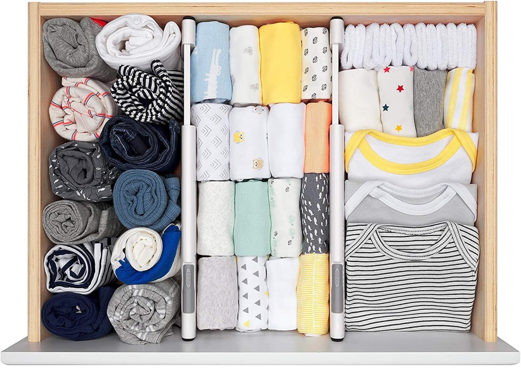 Tot Expandable Drawer Dividers, 4-Pack Drawer Organizers