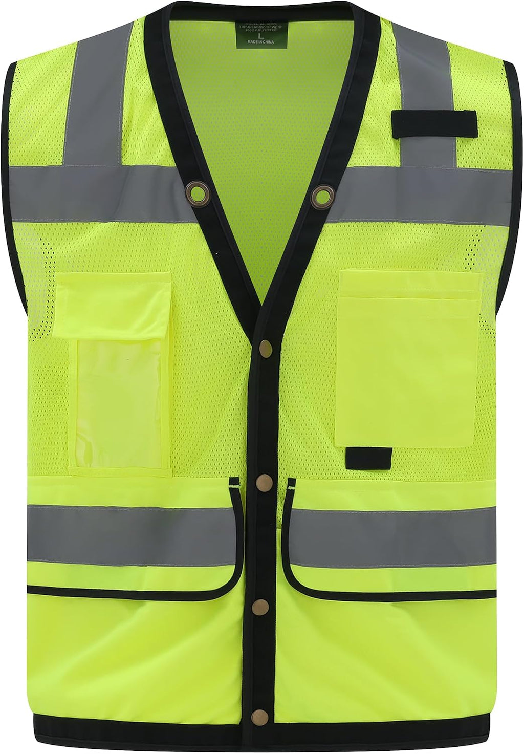 Safety Vest, High Visibility Reflective Vest for Outdoor Work | ANSI Class 2,breathable mesh,reflective strips,multi
