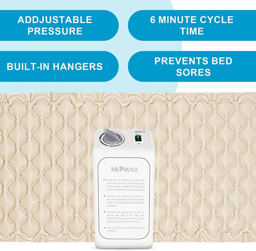 Premium Alternating Air Pressure Mattress Pad with Quiet Pump