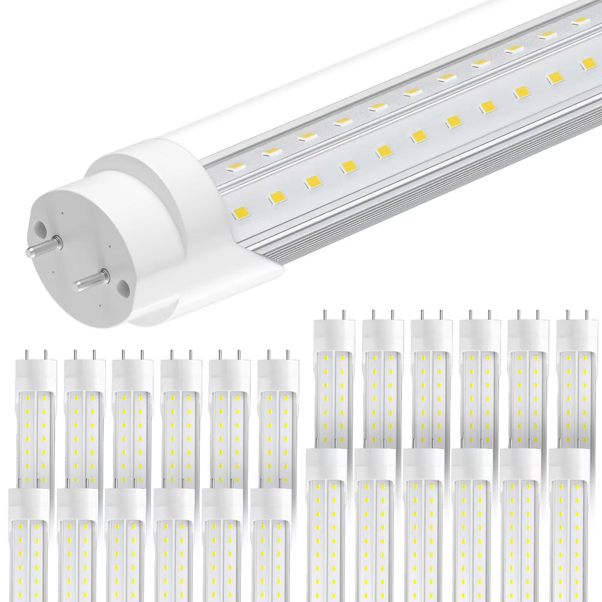 T8 Led Bulbs 4 Foot, 5000K 45W 5850LM 24-Pack