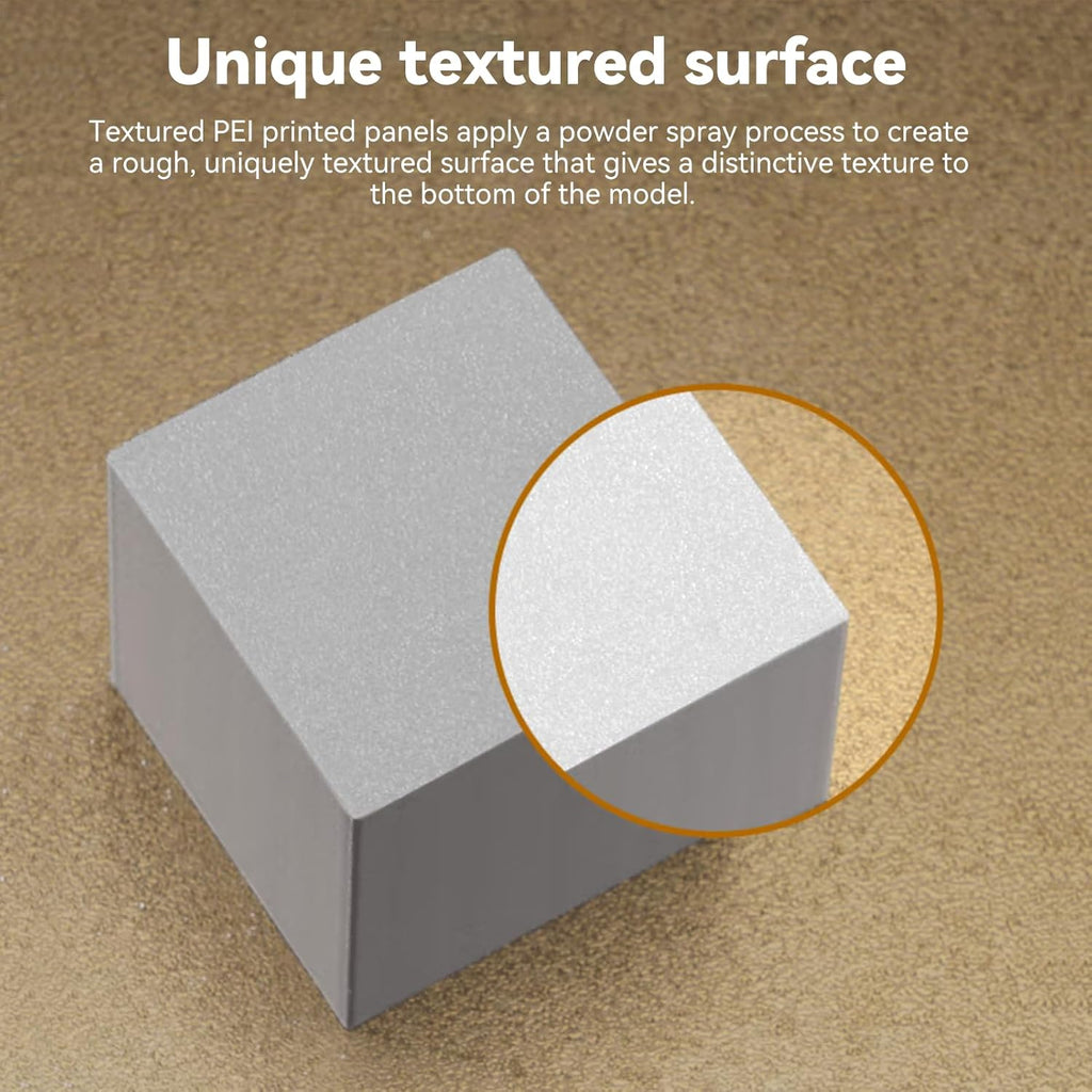 Bamboo Original Double Sided Textured PEI Build Plate Flexible Removal Spring Steel Sheet 257x257mm for Bambu Lab X1C
