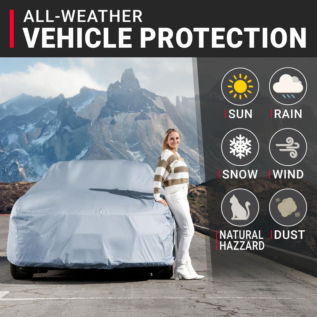 Premium Car Cover for 1996-2008 BMW Z3, Z4 Heavy Duty Waterproof All-Weather Automobiles Custom Fit Indoor Outdoor UV