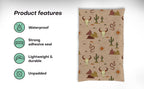 Poly Mailers 6x9, Western Boho Design Shipping Bags, 200 Pack