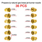 36Pcs Range Stove Oven Orifice Conversion Kit, for Range, Cooktop, Stove