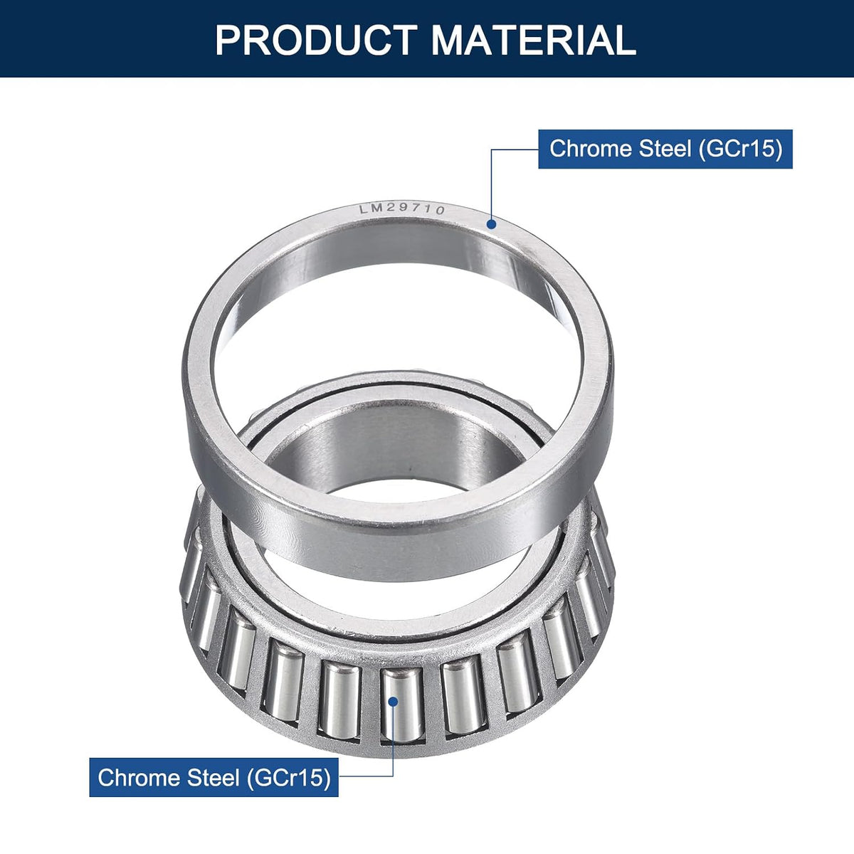 2 Pack LM29749/10 Tapered Roller Bearing Cone and Cup Set