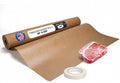 Brown Freezer Paper Roll 18" x 1800" (150 feet) with Freezer Tape, USA-Made