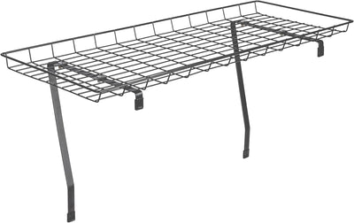 Rear Display Over-The-Washer Storage Shelf to Organize and Store Laundry Room Supplies, Matte Black