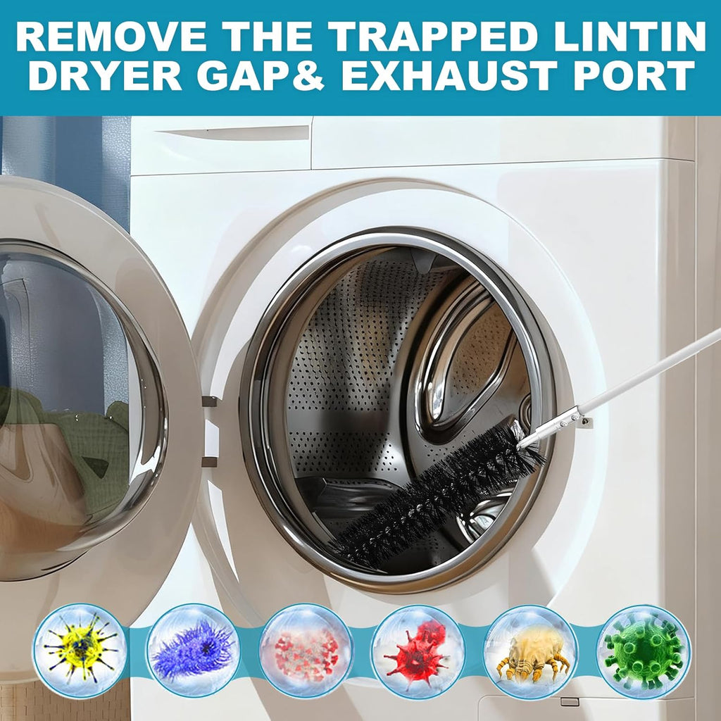 30Ft Dryer Vent Cleaner Kit, Flexible Lint Remover