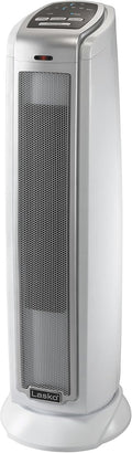 Oscillating Ceramic Tower Space Heater for Home with Overheat Protection, Timer, 22.5 Inches, Silver, 1500W, 5775 |
