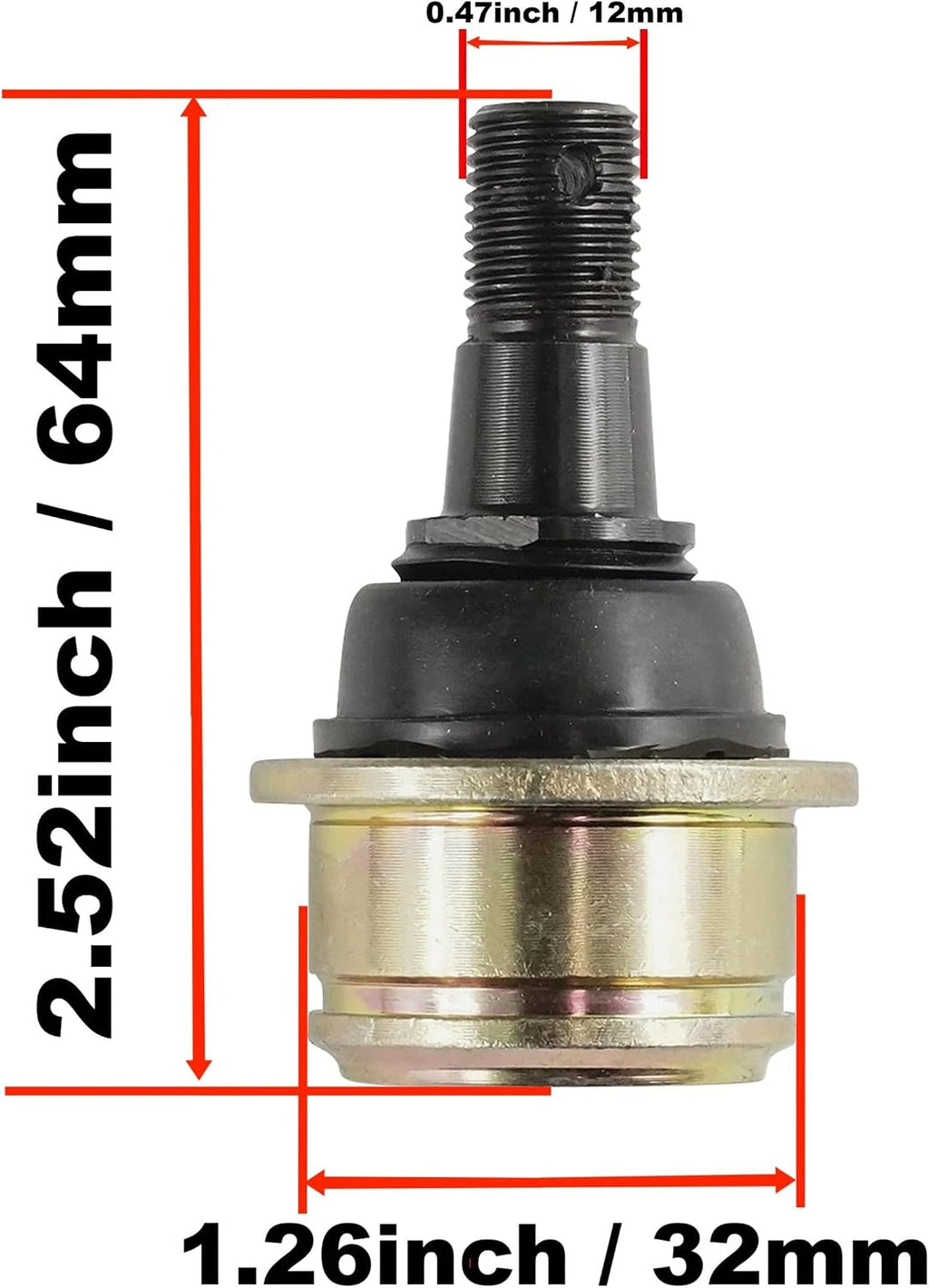Upper & Lower Ball Joints Fit For Yamaha Rhino YXR 660 700 2004-2013