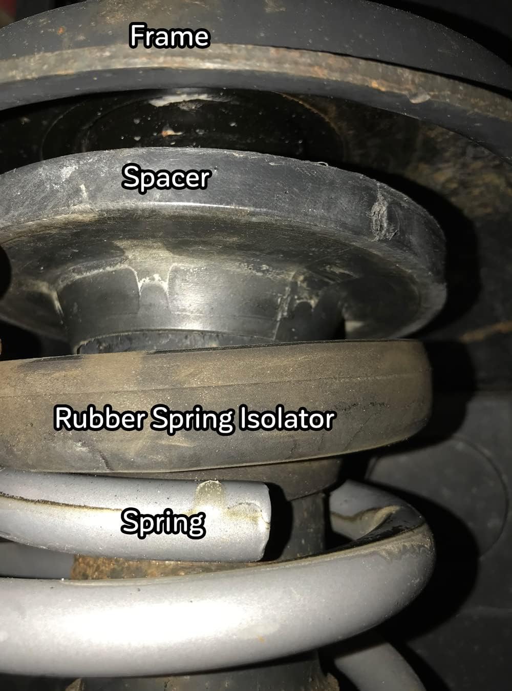 1" Front Spring Spacer Leveling Kit, Compatible with Jeep Wrangler JK 2007-2018, JL 2018-2026, Gladiator JT 2020-2026