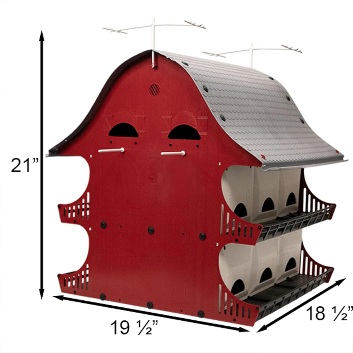 S&K Purple Martin House, 16-Room Birdhouse for Backyard Birding