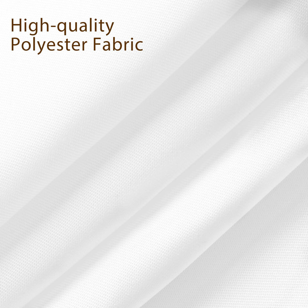 6 Pack 90 x 156 Inch Tablecloths Rectangle White Table Cover