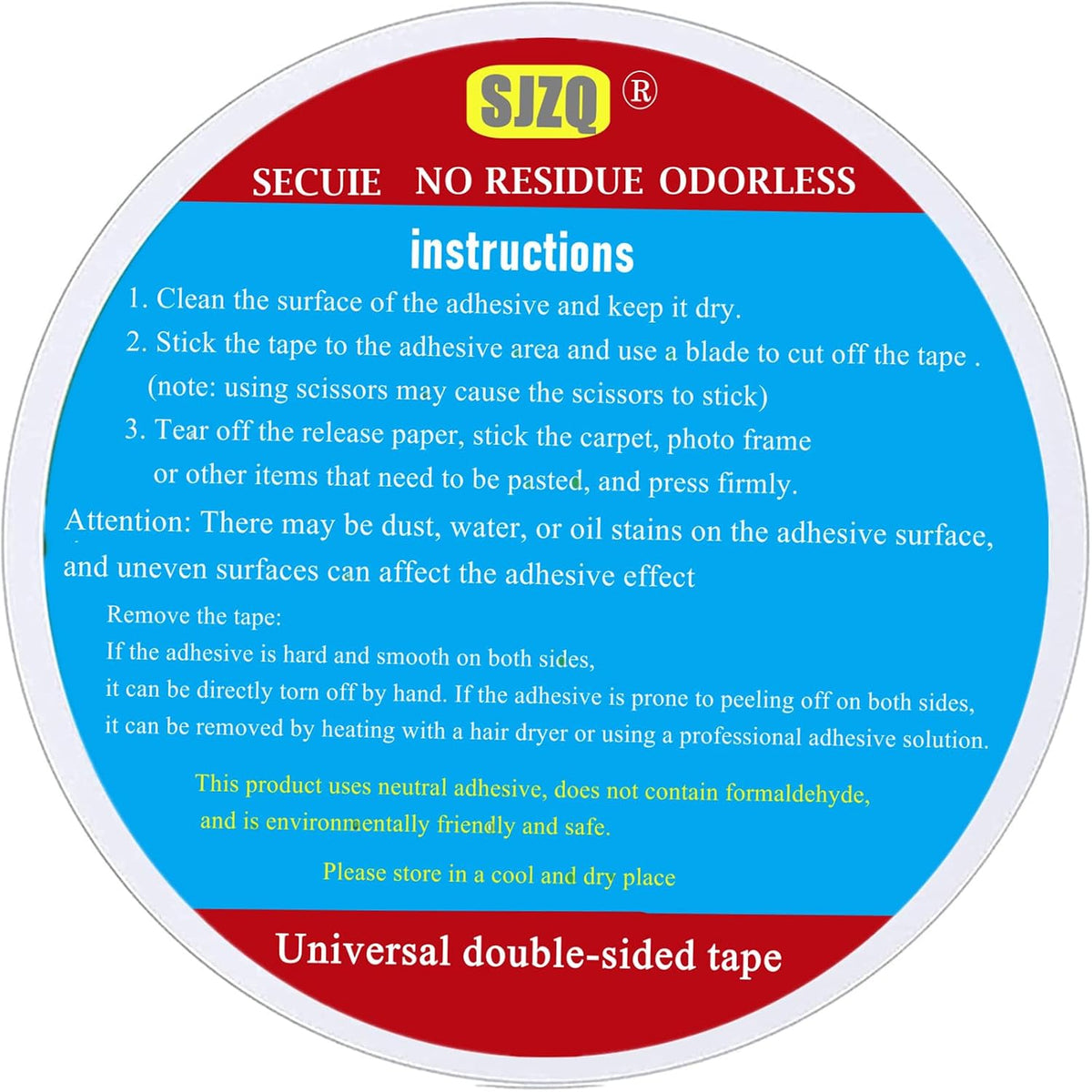 Double Sided Carpet Tape Heavy Duty - 1.2 Inch x 22 Yards - Extra Strong Rug Tape for Area Rugs, Hardwood, Tile
