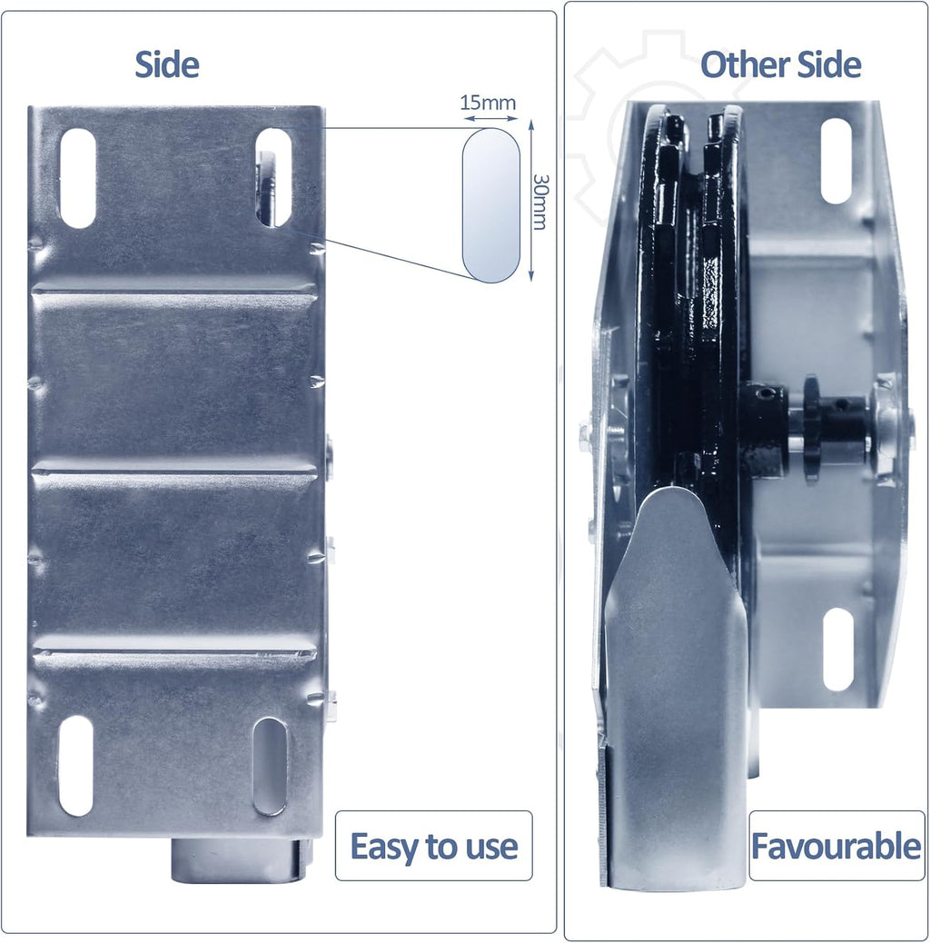 Garage Door Chain Hoist - 4:1 Reduced Drive Heavy Duty Hoist for Roll Up Doors and Jackshaft Garage Door Openers