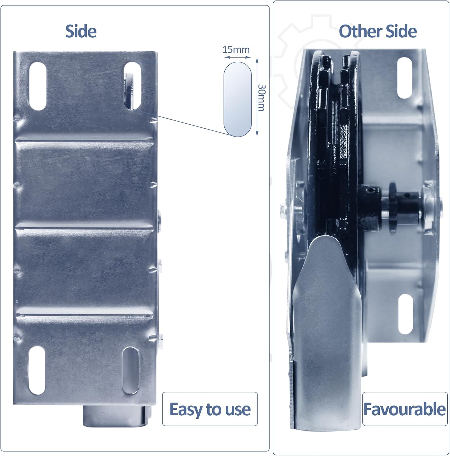 Garage Door Chain Hoist - 4:1 Reduced Drive Heavy Duty Hoist for Roll Up Doors and Jackshaft Garage Door Openers