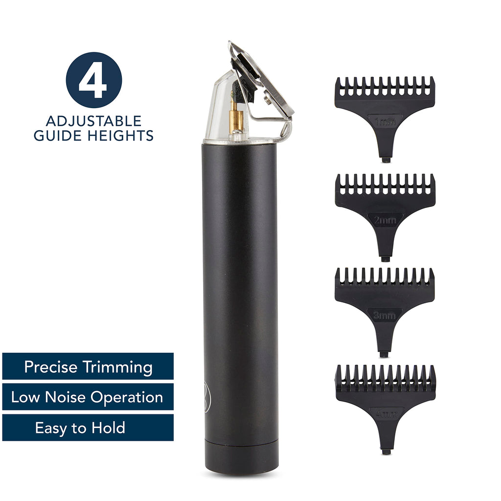 Cordless T-Blade Hair and Beard Trimmer with Guide Combs