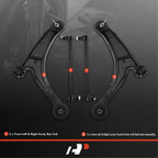 A-Premium 4Pcs Suspension Kit, Front Lower Control Arm, Sway Bar Link