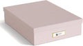 BIGSO OSKAR A4 Document Box - Storage Box with Lid and Handle - Desk Tray for Paper, Brochures & Documents - Shelf