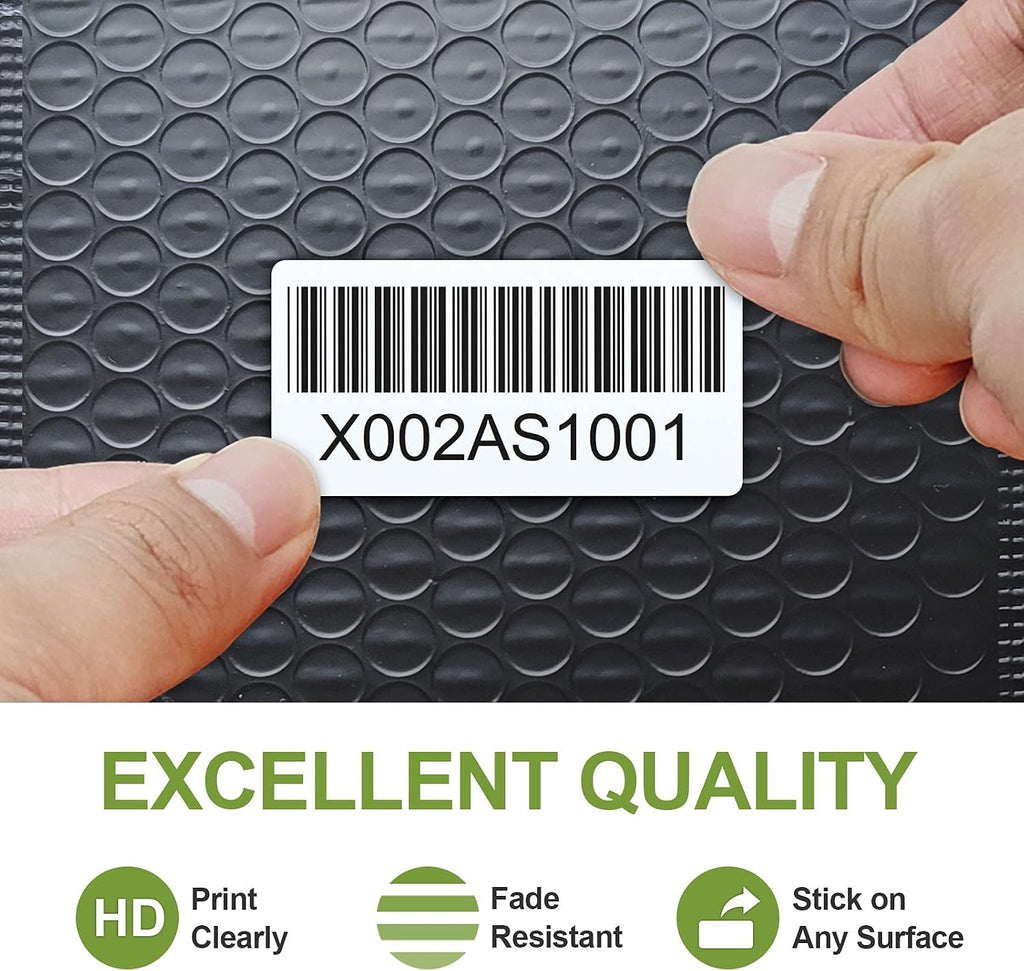 Compatible 2-1/4" x 1-1/4" Direct Thermal Labels Replacement for DYMO 30334 Barcodes Address Postage, Compatible with