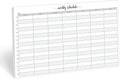 Weekly Schedule Planning Notepad - 50 Sheets 11x17 Size - Mon-Sun Hourly Appointment Productivity Weekly Planner