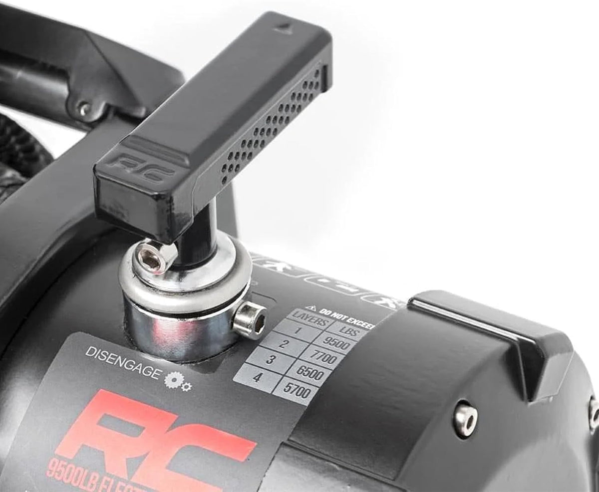 12,000LB PRO Series Electric Winch | Synthetic Rope - PRO12000S, Black