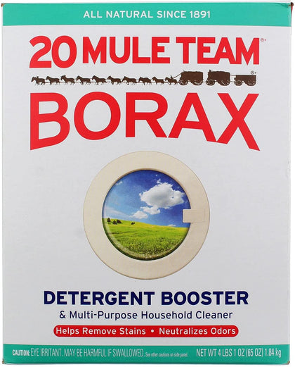 Borax 20 Mule Team Detergent Booster, 65 Oz. (3)