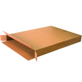 Side Loading Shipping Boxes Large 36"L x 5"W x 48"H 5-Pack - Corrugated Cardboard Box for Moving, Mailing, Packing