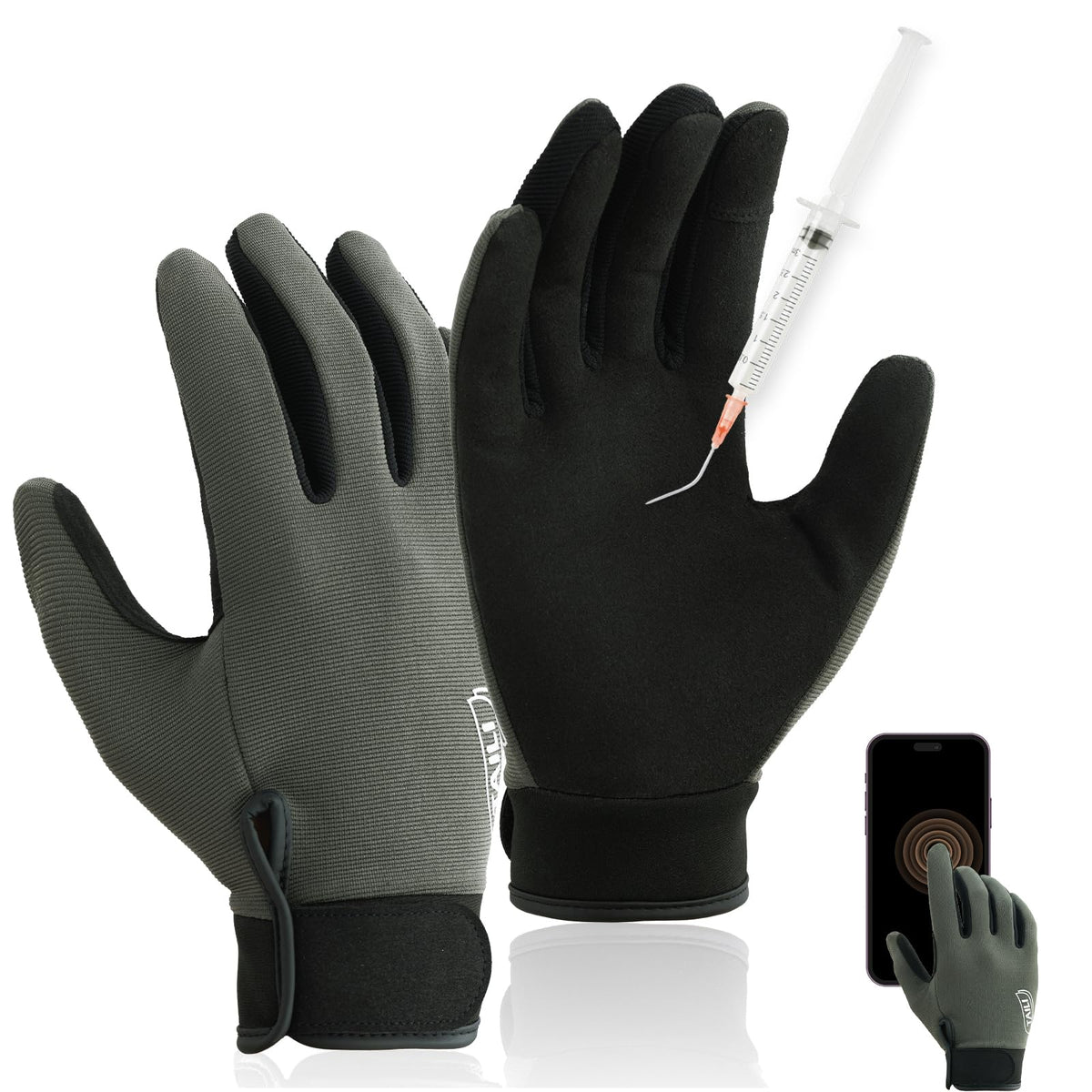 Level 2 Needle Resistant, Level 5 Puncture Resistant Work Gloves, XL