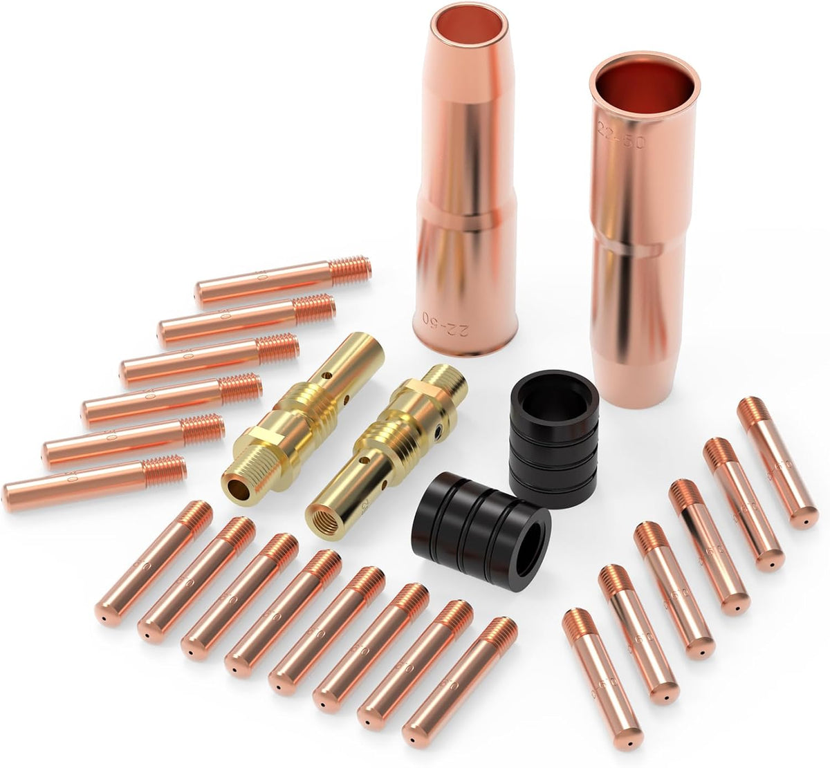 YESWELDER MIG Welding Gun Kit, 0.035" Tip-Nozzle-Diffuser-Adapter