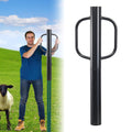 Fence Post Driver, 19 lb T-Post Pounder, Detachable 32 in, Dual Handles