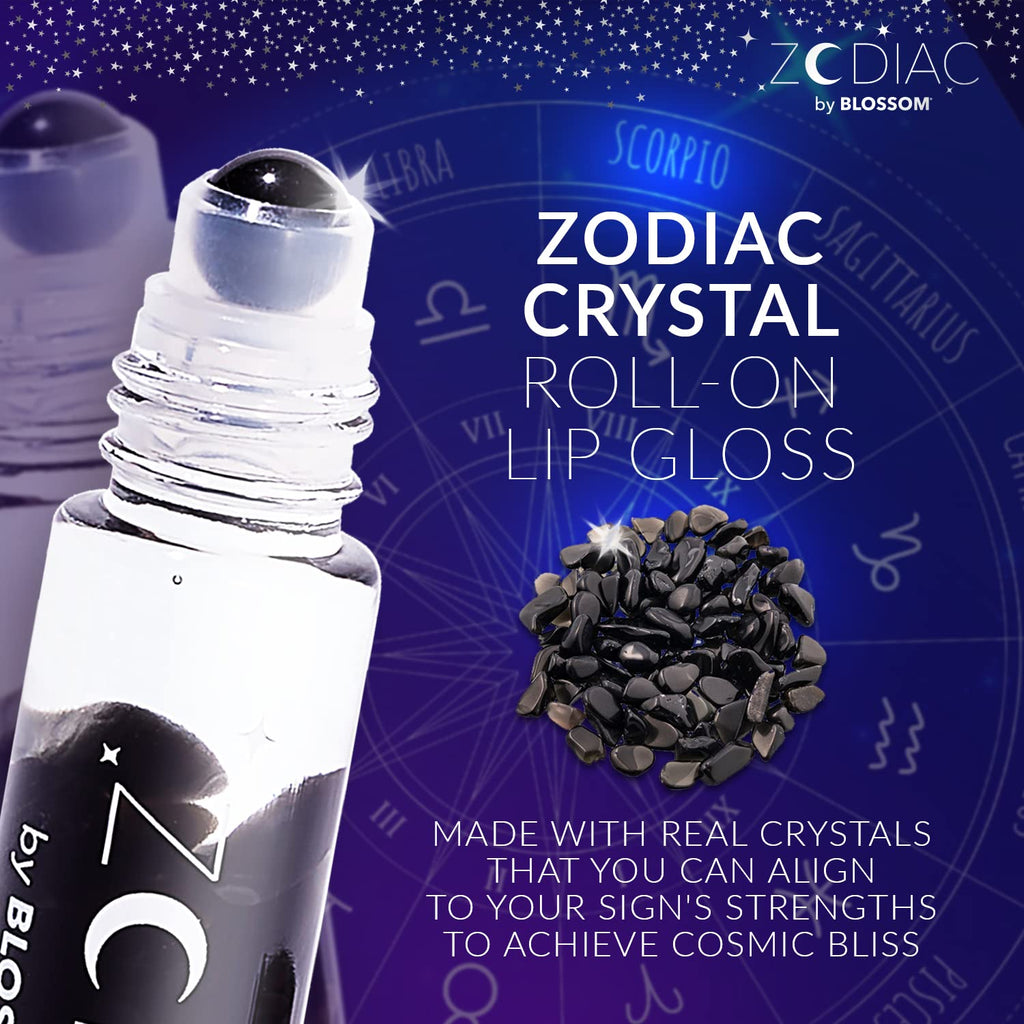 Lip Gloss Zodiac Sign Vanilla Scented Roll-On Lip Gloss, 0.20oz