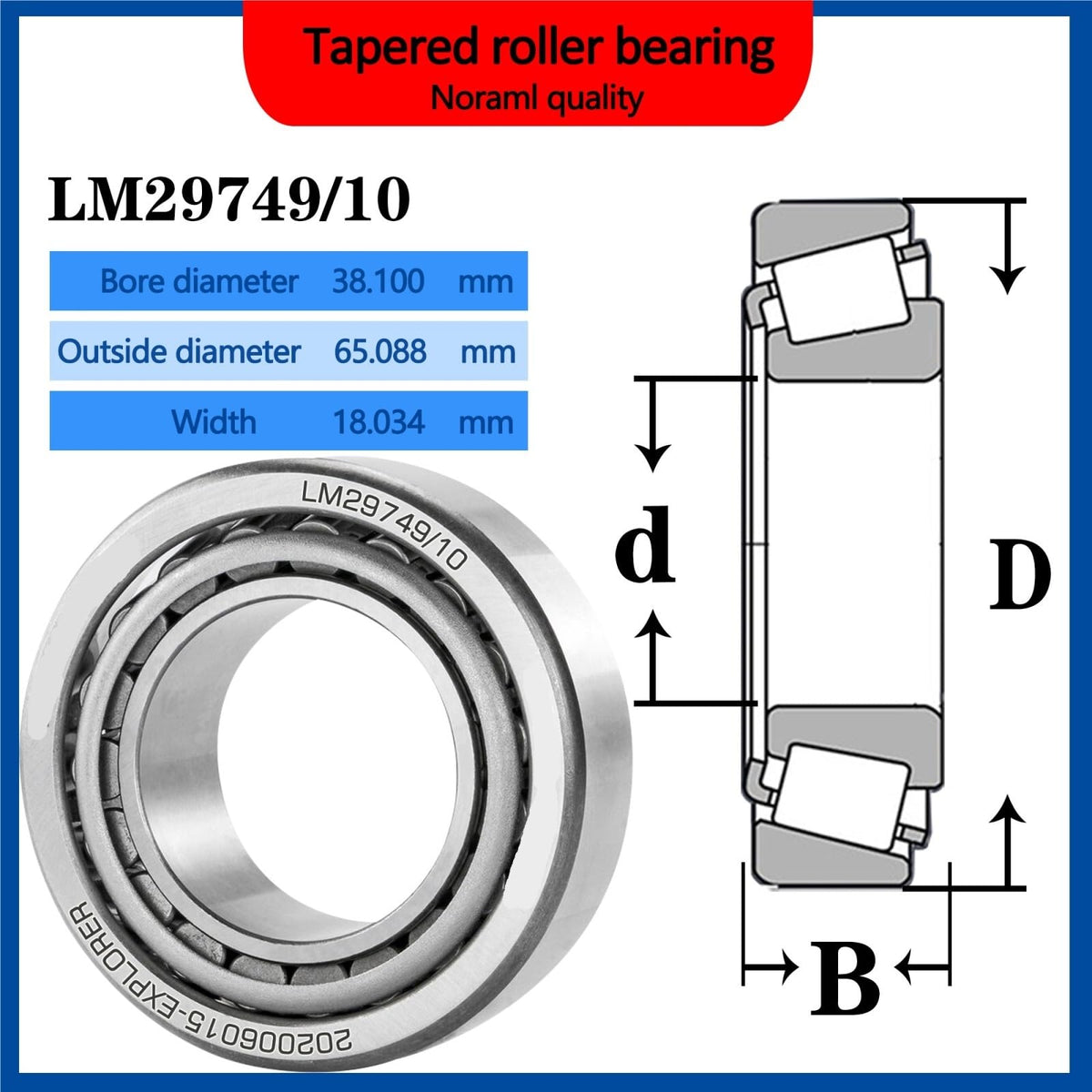 1pcs LM29748 LM29710 LM29749 Bearing