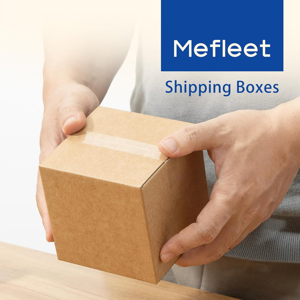 4x4x4" Shipping Boxes 50 Pack Small Corrugated Cardboard Box Brown