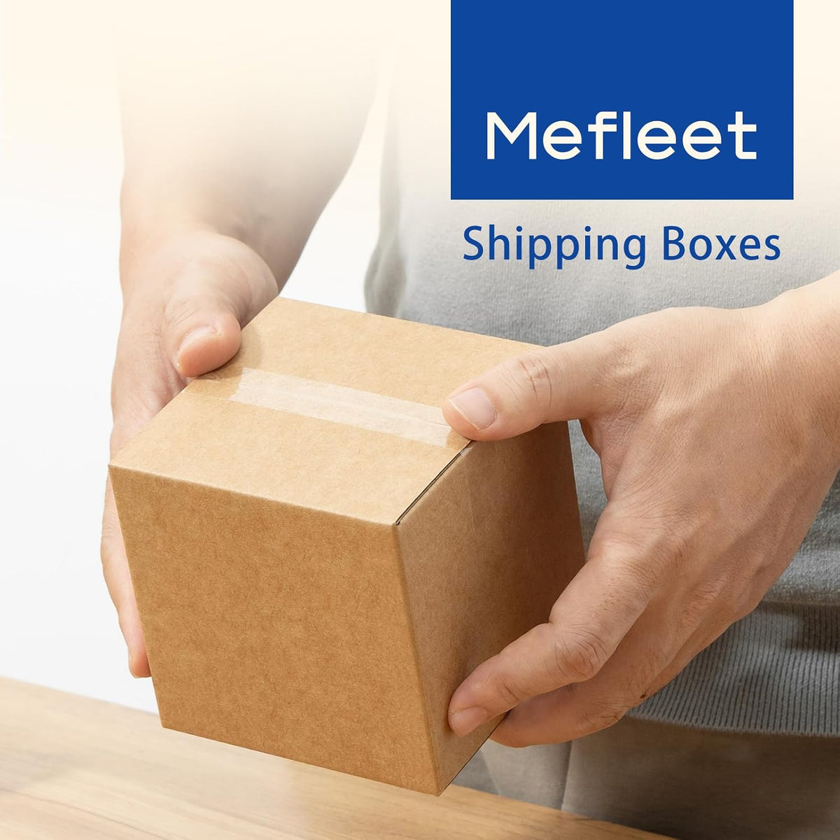 4x4x4" Shipping Boxes 50 Pack Small Corrugated Cardboard Box Brown