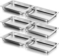 Stainless Steel Steam Table Hotel Pan Set 1/1 Size 2.5 Inches 6pcs