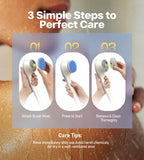 Electric Body Brush for Shower with 5 Replaceable Brush Heads