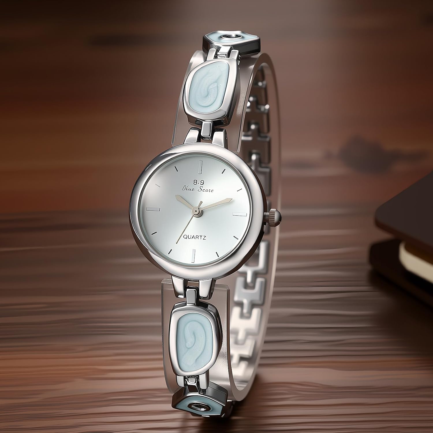 Women's Bracelet Watches: Elegant Irregular Enamel Strap Watch for Women Analog Quartz Wrist Watches Casual Party