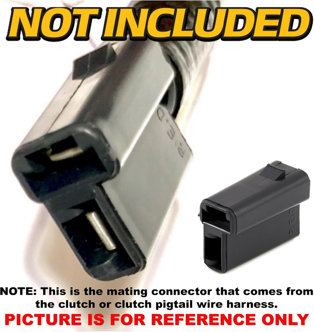 Wire Harness Connector Repair Kit Electric PTO Clutch Machine Side Female Plug for All Cub Cadet MTD Troy-Bilt Huskee